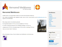 Tablet Screenshot of hervormdwerkhoven.nl